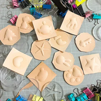 

Acrylic plastic mold 0 base does not require G-shaped clips, non-bell molds for manual DIY leather vegetable tanned leather