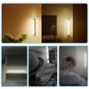 Luz LED nocturna con Sensor de movimiento, lámpara de noche recargable por USB de 15cm/21cm/30cm/50cm para armario de cocina, lámpara de pared de armario ► Foto 2/6