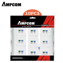 AMPCOM 86 Typ Frontplatte Computer Buchse Panel Netzwerk Modul Keystone Jack RJ45 Modular Koppler Wallplate Stecker Adapter