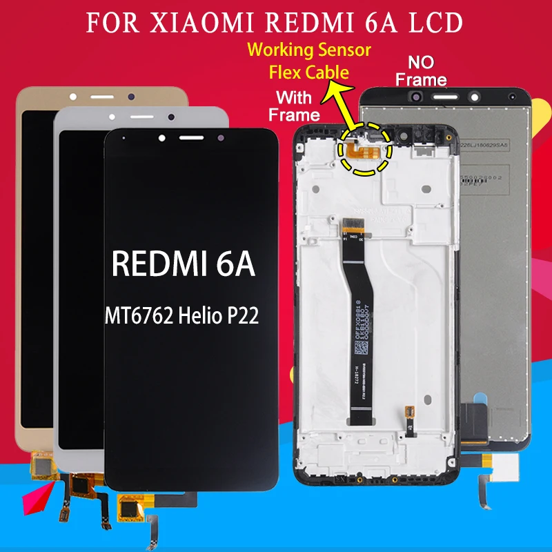 Dinamico 5 45 дюймов дисплей для Xiaomi Redmi 6 Lcd 6A сенсорный экран дигитайзер сборка с