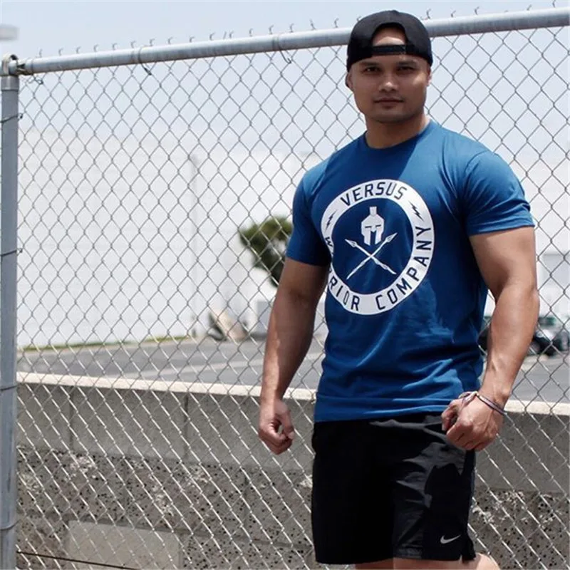 

2019 new cotton short-sleeved shirt printing men's T-shirt casual O-neck summer men's sportswear brand T-shirt men's shirt T-shi