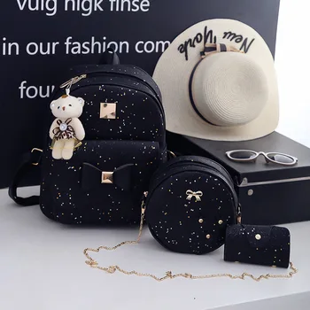 

Versatile, large capacity, casual and fashionable, Pu hand-held backpack with one shoulder and two shoulders