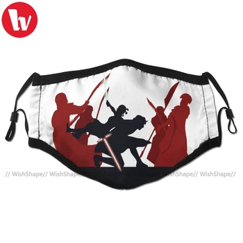 

Star Wars Mouth Face Mask Kylo Ren And Rey Vs Snoke Facial Mask Fashion Cool with 2 Filters for Adult