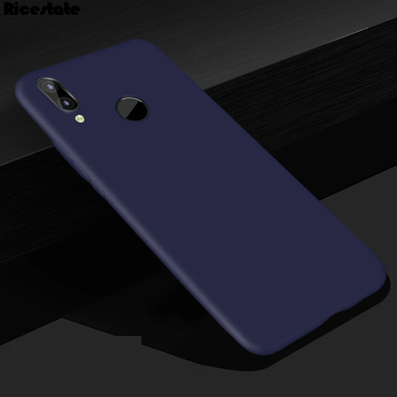 Candy Color Silicone Phone Case For Huawei P20 Lite Y6 2019 Y5 Y6 Y7 Y9 2018 Y9 Prime 2019 Y5P Y6P Y7P Matte Soft TPU Back Cover