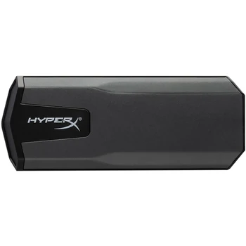 

External Kingston HyperX Savage Exo SSD SSD, 480GB, USB 3.2, Read: 500 Mb / s, Write: 480 Mb / s, TLC 3D NAND, Gray