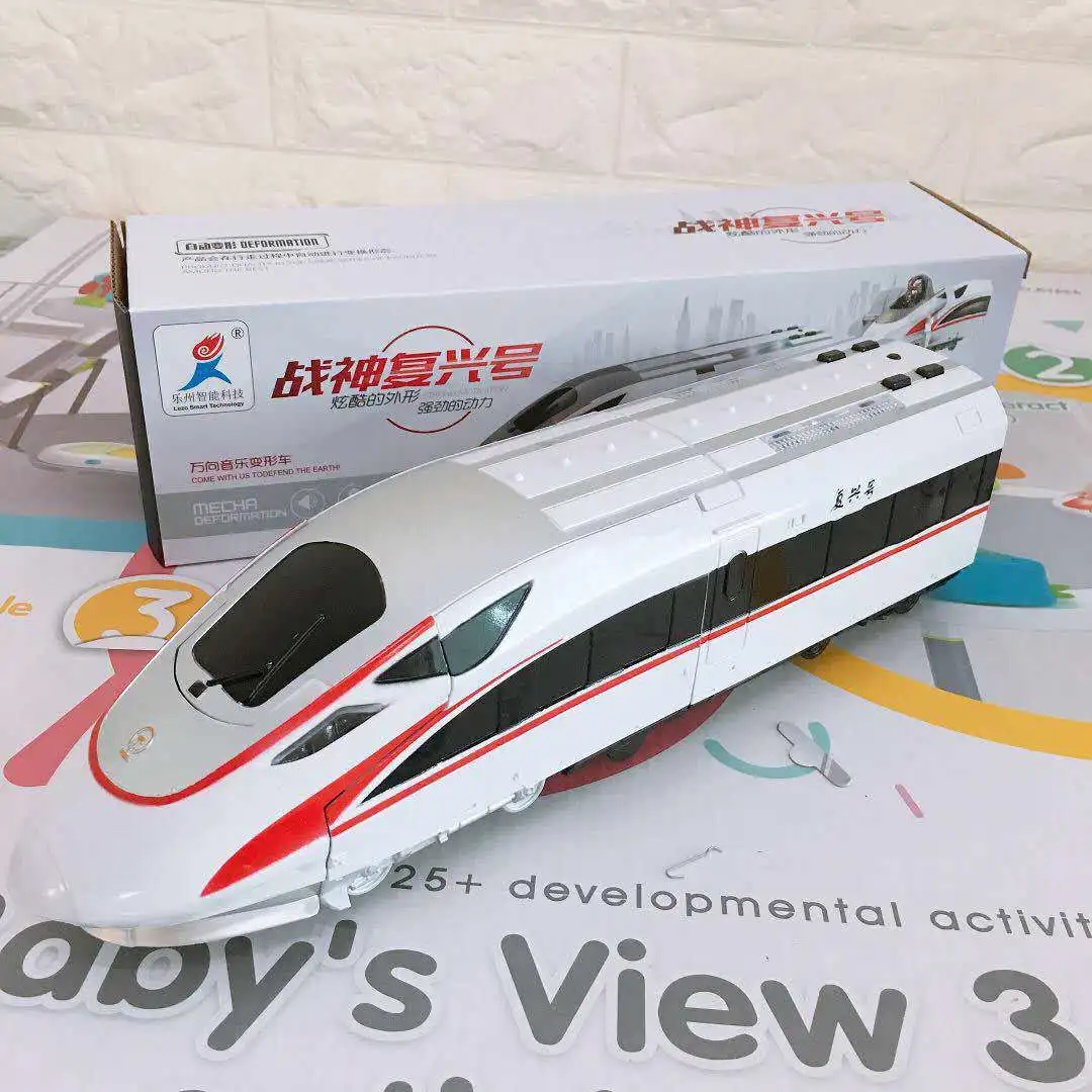 Новые продукты Электрический универсальный деформационный робот Fuxing EMU модель умная модель робот высокоскоростной поезд No