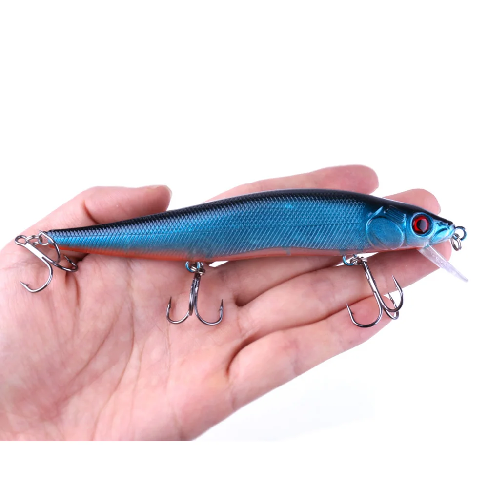 

2019 New hard Plastic Crankbaits Minnow Fishing Sinking Lures Bait with Treble Hooks Baits 23g 14cm pesca fishing tackles