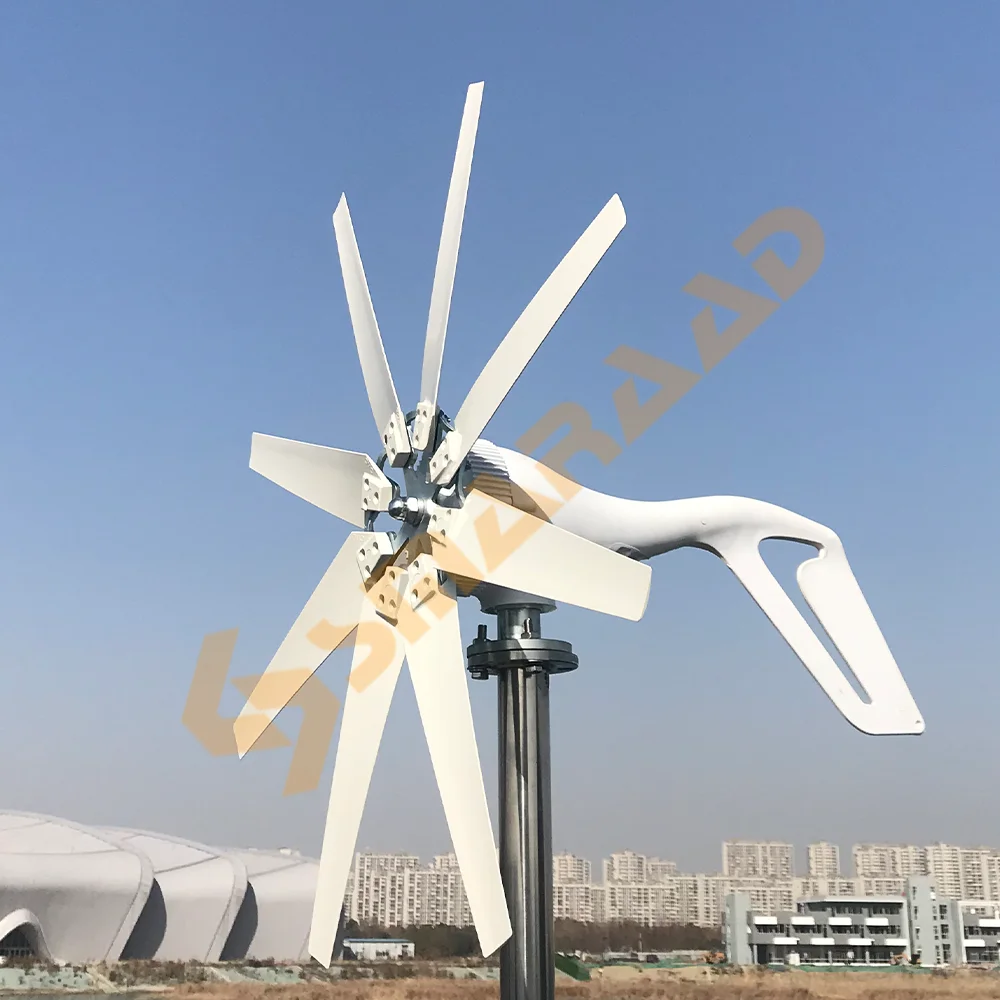 400w 600w 1000W 12v 24v 48vHorizontal Wind Turbine Generator Kostenloser Power Neue Energie Alternative zubehör Für Home Straße Lampen