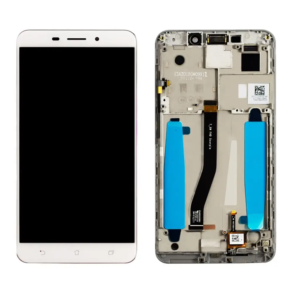 IPartsBuy ЖК-экран и дигитайзер полная сборка с рамкой для Asus ZenFone 3 Laser ZC551KL Z01BDC - Цвет: Белый
