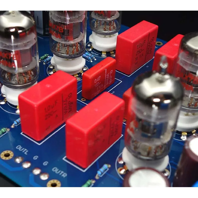 12AX7+ 6Z4 трубка, усилитель мощности DIY наборы доска JP200 HIFI ламповый преусилитель