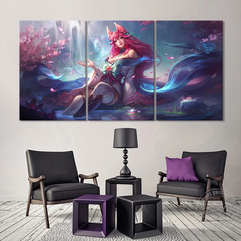 Настенная картина The New Spirit Blossom для домашнего декора HD постер игр холст рисования
