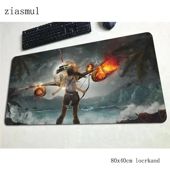 

tomb raider mousepad 80x40cm pc Computer mouse mat gamer gamepad pc anime gaming mousemat desk pad office padmouse