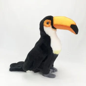 

[Top] Zoo 45cm Simulation Lifelike Toucan Plush Toys Soft Toco bird Stuffed Animals doll Birthday Christmas Gifts For Kids