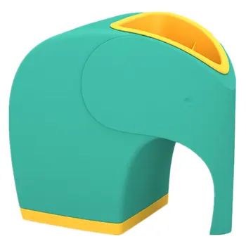 

1PC Elephant Tissue Box Desktop Tissue Box Plastic Storage Case for Office Room Dorm
