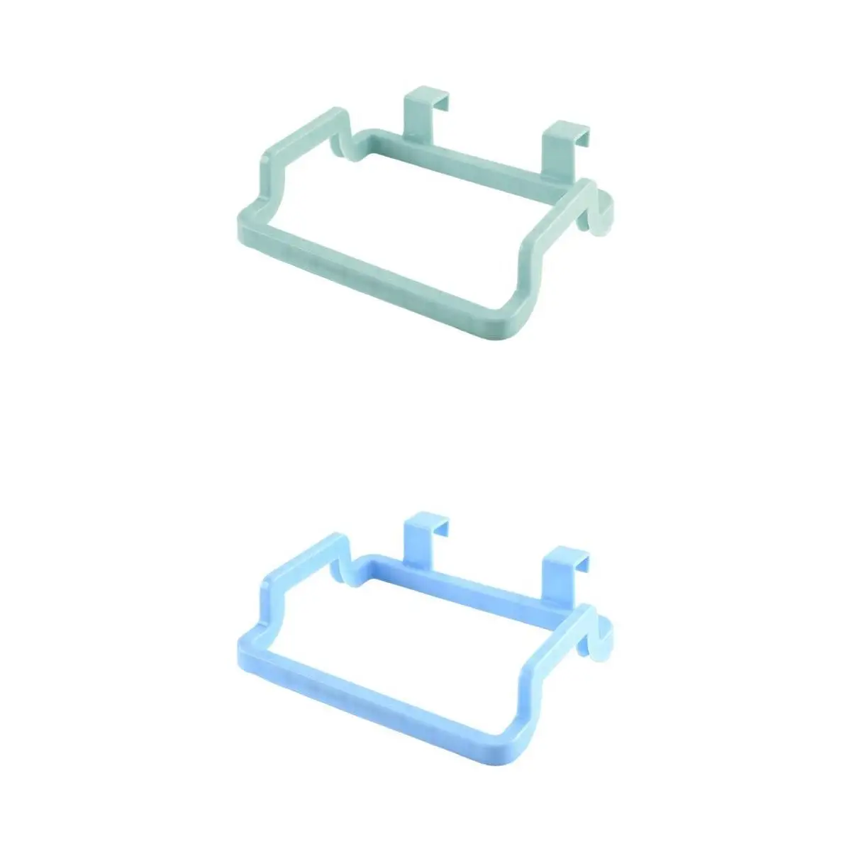Set of 2 Kitchen Garbage Bag Rack Shelf for Cabinet Doors Cupboards Frame