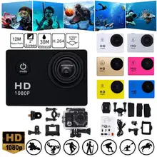 2021 HD 1080P wodoodporna kamera 12MP szerokokątny obiektyw Outdoor Sports Action kamera LCD ekran Mini cyfrowa kamera wideo tanie i dobre opinie centechia CN (pochodzenie) 1080 p (full hd) NONE 32 GB