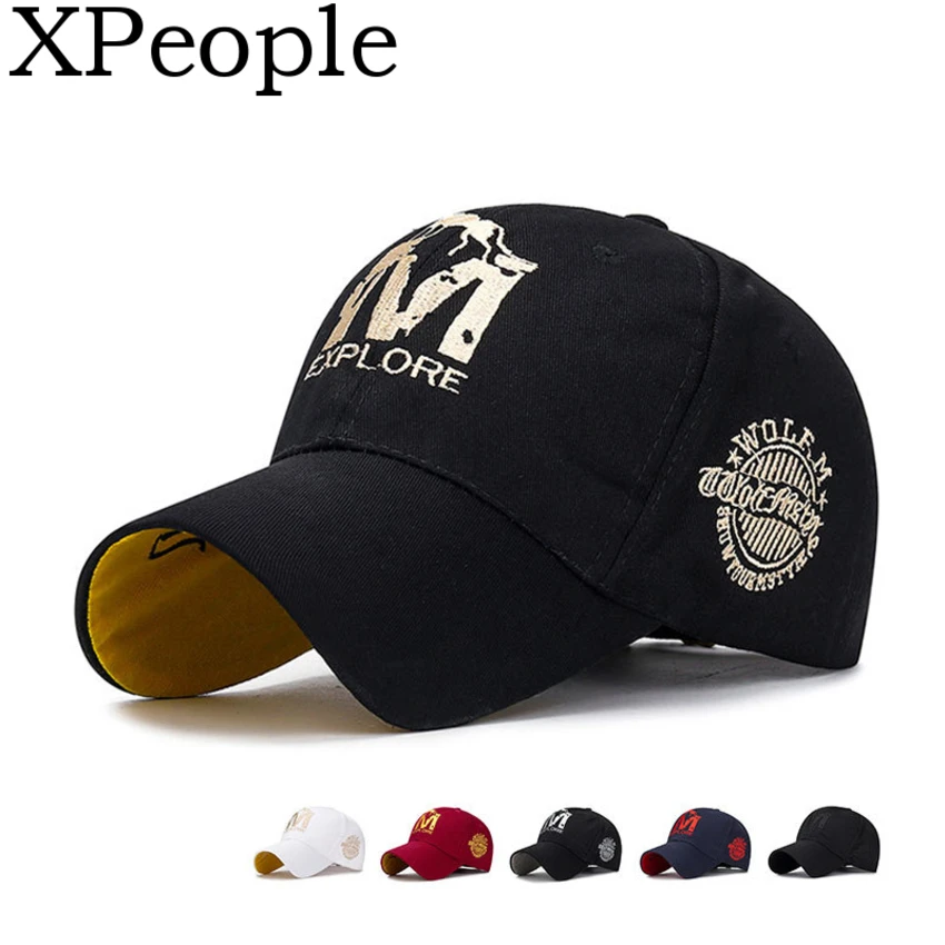 

XPeople Custom Hat Embroidered Your Own Text Adjustable Back Curved Bill Trucker cap Many Colors
