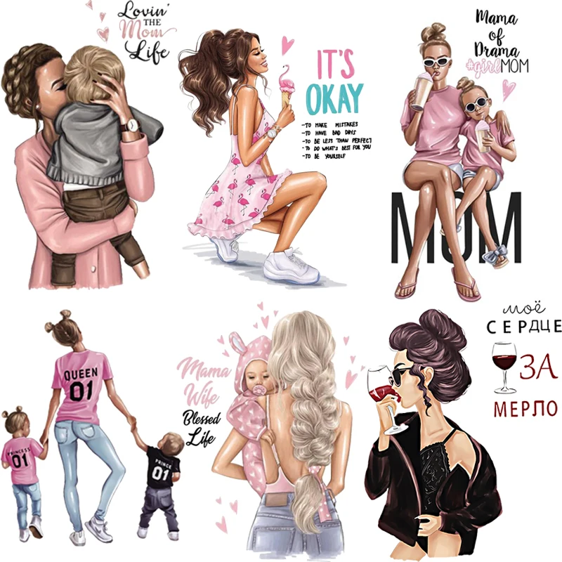 Русские термонаклейки на одежду для девочек сделай сам термотрансферные Детские