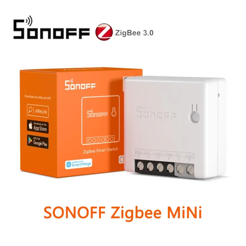 SONOFF Zigbee ZBBridge/Wireless Switch/Temperature Sensor/Motion Sensor/Door Sensor/Dongle For Alexa Google Home SNZB-01 2 3 4 