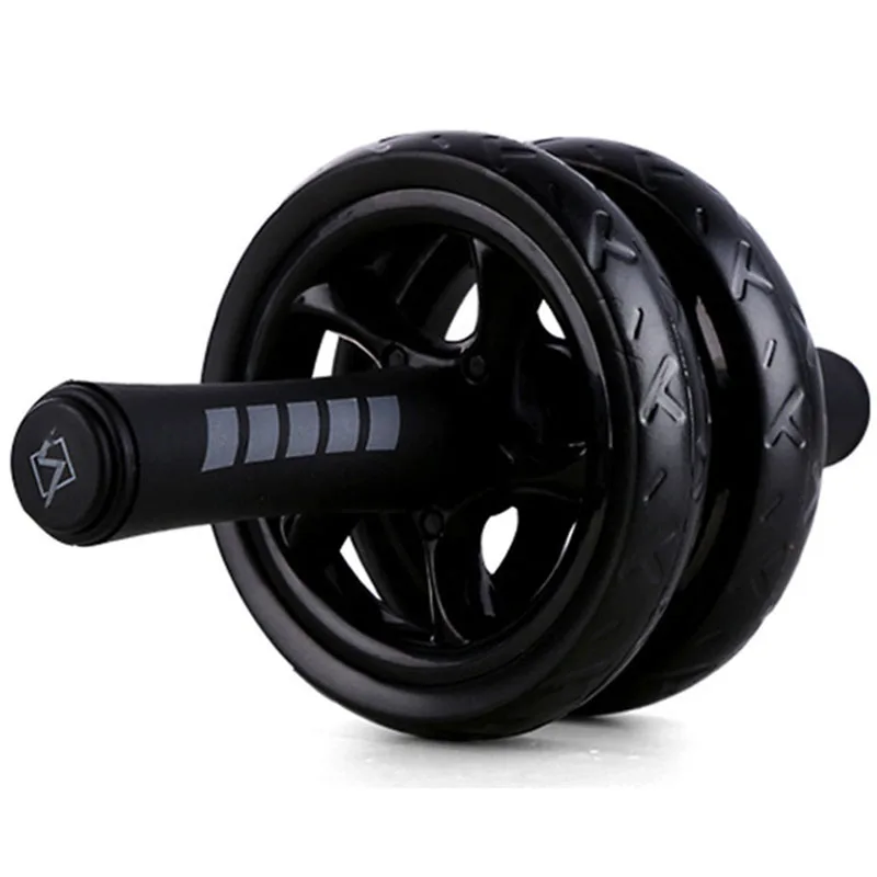 

New Mute Double-Wheel Power Roller Sports Belly Holding Roller Abdominal Large Wheels Fitness Equipment Abdominal Wheel