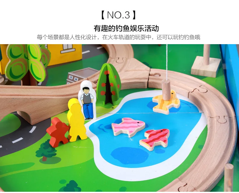 Building Blocks Small Train Camera Track Building Blocks 88-Piece Table Camera Track Set Small Train Educational Scientific And