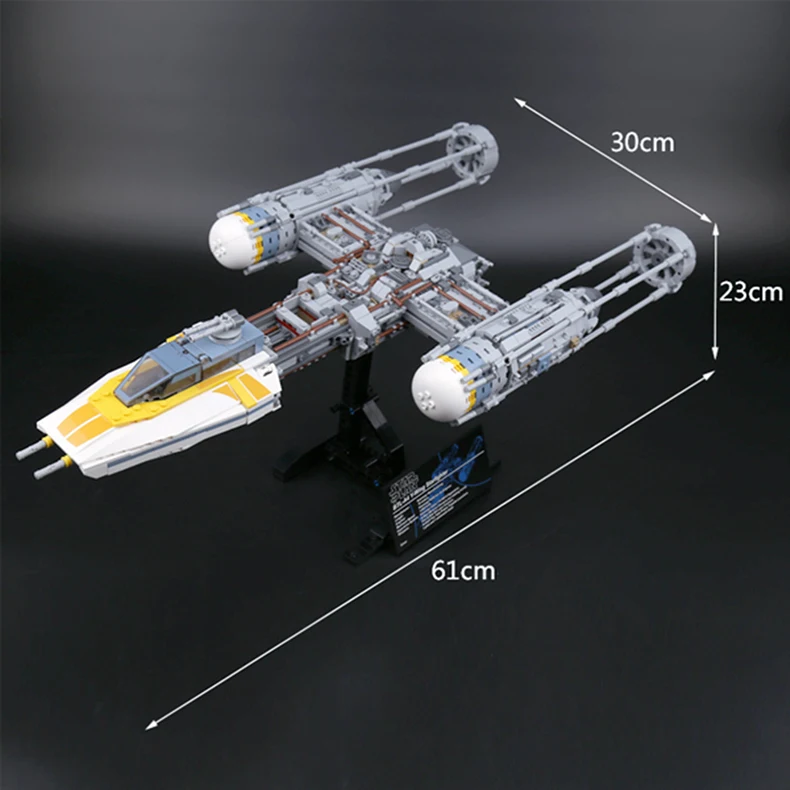 Звездные войны Y-истребитель STARWARS 1106 Строительные блоки Кирпич совместимый 75181 05143 мальчиков Игрушки на день рождения Образовательные Подарки