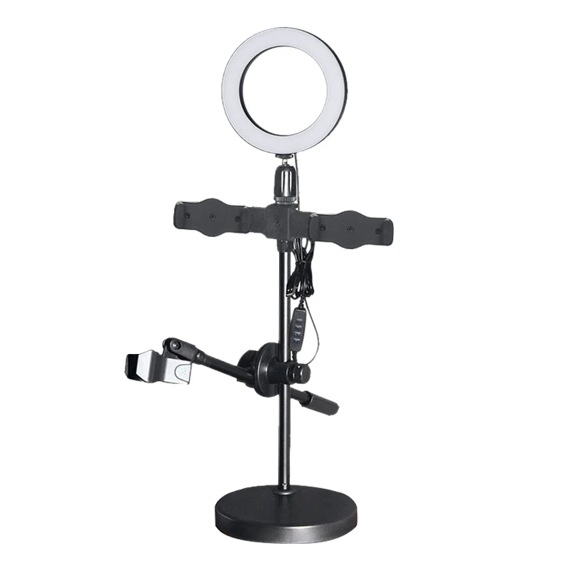 LED Ring Light Selfie Lamp Multifunction with Tripod Stand and Cell Phone Microphone |