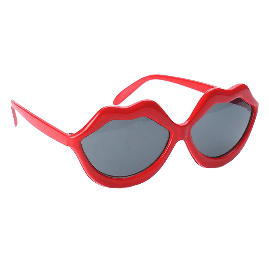 Funny Red Lips Sunglasses Women Wedding Hen Night Costume Party Glasses Prop