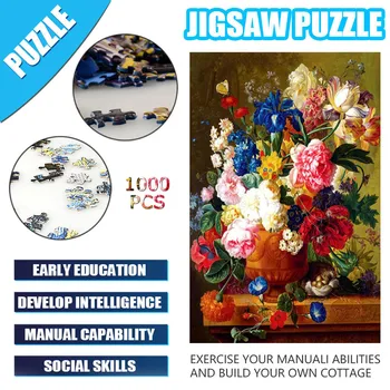 

1000 Pieces Jigsaws Picture Puzzles Paper Assembling Games Educational Toys brinquedos kids toys juguetes игрушки антистресс