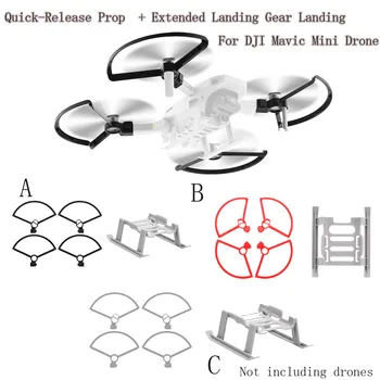 

Quick-Release Prop Protector Ring Protective Cover+ Extended Landing Gear Landing For DJI Mavic Mini Drone