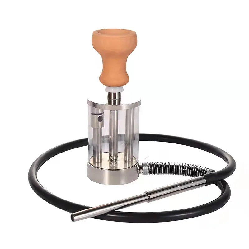 Aluminum Alloy Simple Car Portable Arabian Hookah ShishaShisha Pipes