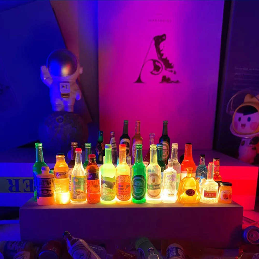 30PCS Mini 1:12Scale Cute Dollhouse Miniature Bottle Drink Pretend Play Food For Barbies Kitchen Accessori Simulation Toy Gift 6