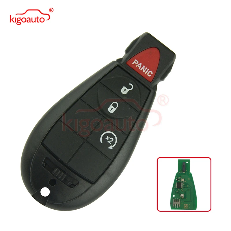 #1 fobik key M3N5WY783X 4 кнопки 434 МГц для Chrysler 300 Dodge Challenger Charger Journey Jeep Commander kigoauto|buttons buttons|button