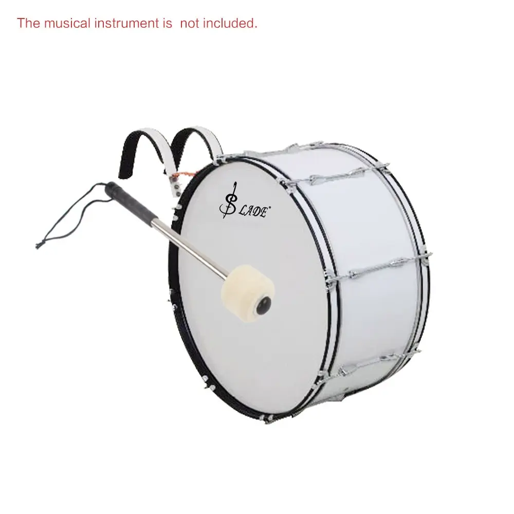 Басдрам Snare Drum Grosse Trommel барабанная Палочка из шерстяного войлока, ручка из алюминиевого сплава, Аксессуары для инструментов