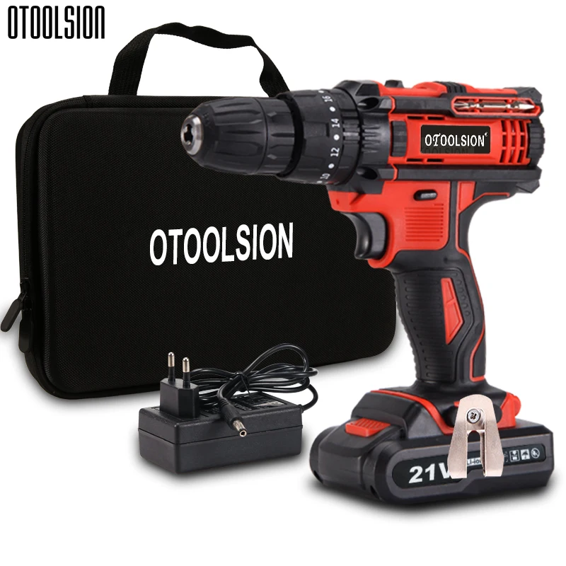 45N.m Impact Cordless Screwdriver Li-ion Battery Screwdriver 2 Speed Portable Hand Drill Mini Drill Power Tools With Two Bits (11)