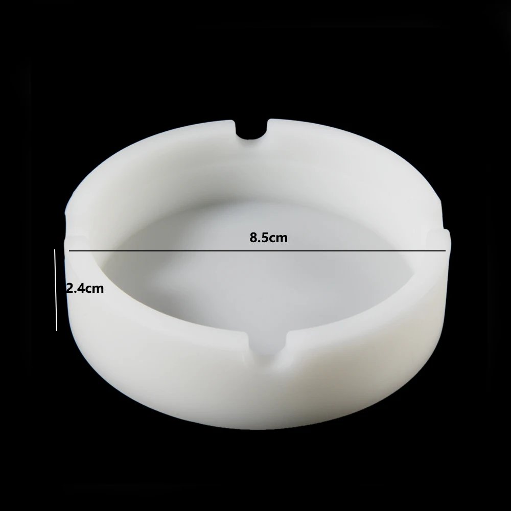 1 Pc Glow In The Dark Luminous Silicone Soft Ashtray for Smoking Cigarette Cigar
