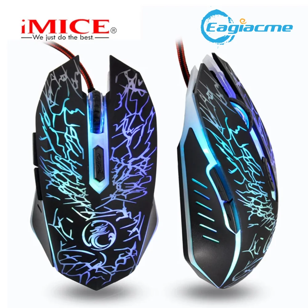 

X5 Dazzle Breathing Light Mouse E-sports Wired Game Mouse Ergonomic USB Mouse 4 Level Dpi 7 Buttons For PC/Laptop PUBG