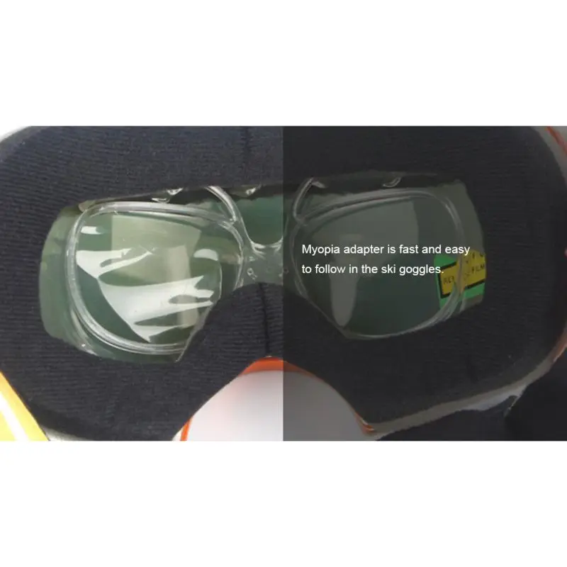 Women Clear Ski Little Goggles Myopia Protective Adapter Glasses Frame Inline Sunglasses Goggles