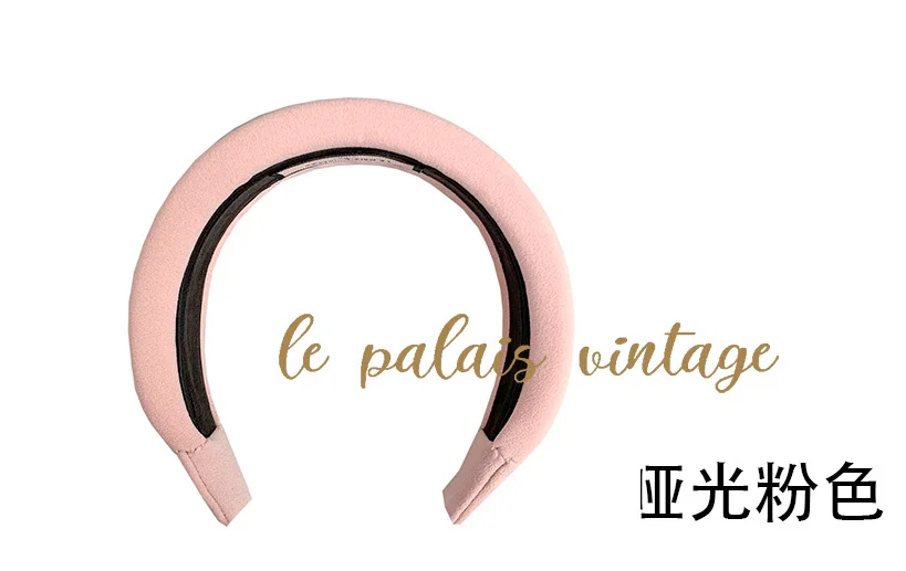 Le Palais Винтаж 12 цветов бант для волос Твердая Мода для женщин - Цвет: Matte pink