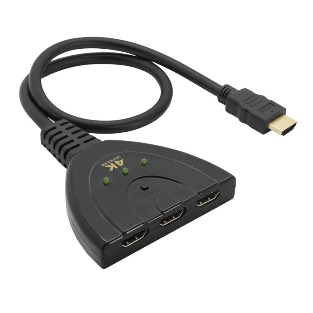 

3 Port HDMI Splitter Cable 4K Switch Switcher HUB Adapter for HDTV for PS4 for Xbox 3x1 Switch Splitter