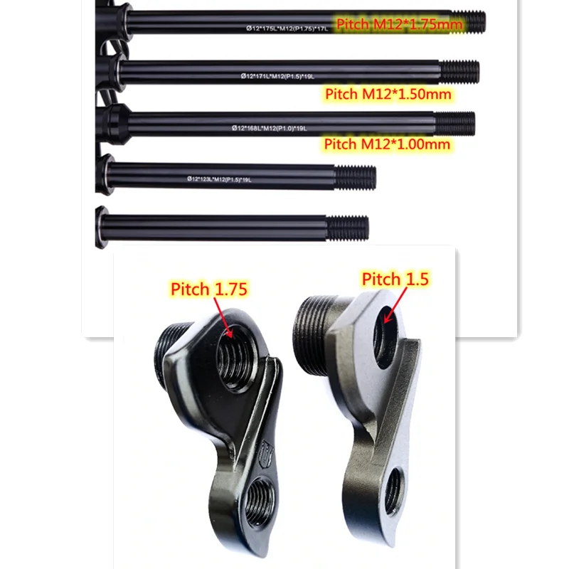 1 Pz Parti Di Biciclette Deragliatore Gancio Per Trek #318001 Superfly Ht Cali Carbon Procal Farley Baffi Telaio Procaliber Mech Dropout