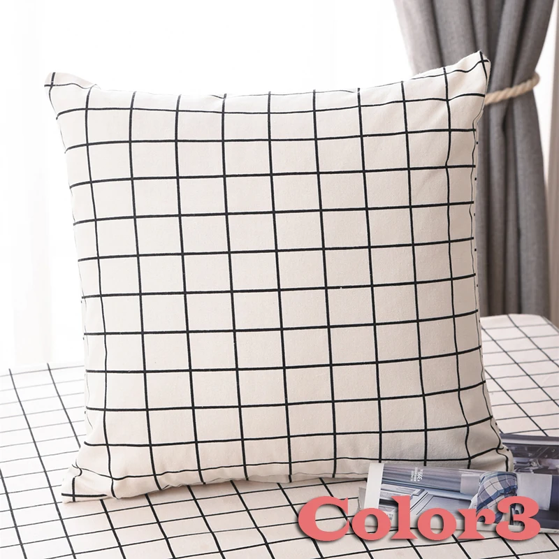 60x60 см квадратные декоративные наволочки для подушек геометрический дизайн мягкие холщовые чехлы для подушек 18X18 дюймов для дивана наволочка для подушек в спальне