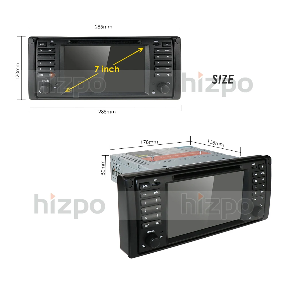 US $178.83 1 Din Android 10 Auto Radio For Bmw E39 X5 E53 Quad Core Ram 1gb Rom 16gb Gps Car Multimedia Stereo System Dvd Camera Rds 4gwifi