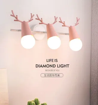 

vintage arandela iron corridor aisle bedside home deco espelho