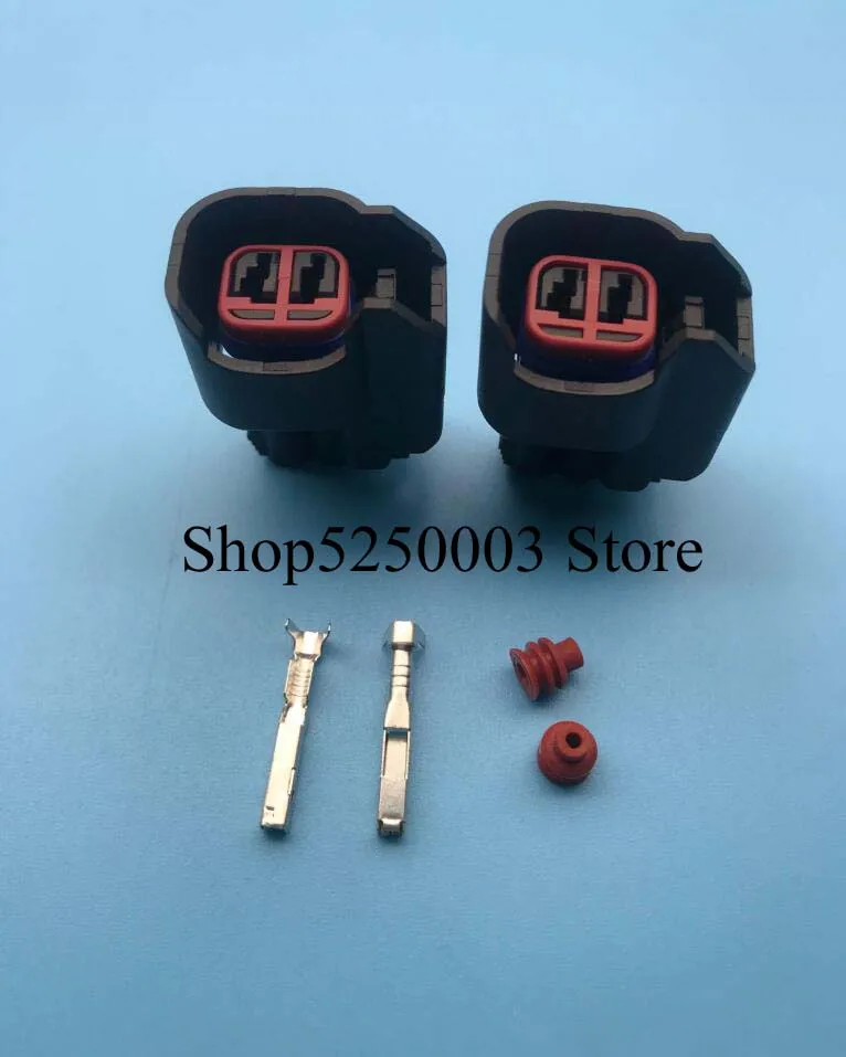 10 Pcs EV6 EV14 Injector De Combustível Conector Fiação Plugs fio