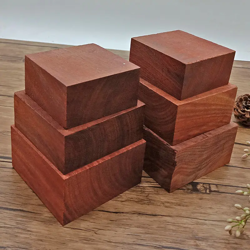 DIY Material 2-5.5CM Thick African Ebony Rosewood Timber Log Wood Block Wood Lumber Lump Custom Made Rosewood (1)