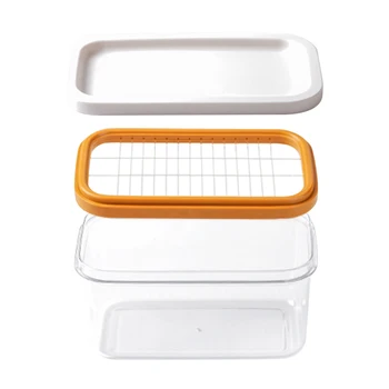 

Compact Food Storage Box Picnic Clear Container Baking Tool Refrigerator Butter Home Sealed Reusable Rectangular Keep Fresh