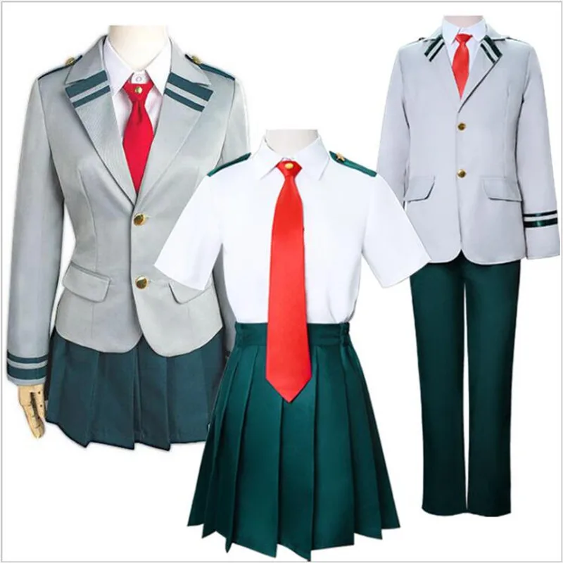 Костюм для косплея «My Hero Academy» Boku No Hero Academy AsuiTsuyu yaoyoarozu Momo школьная форма OCHACO URARAKA Midoriya izku