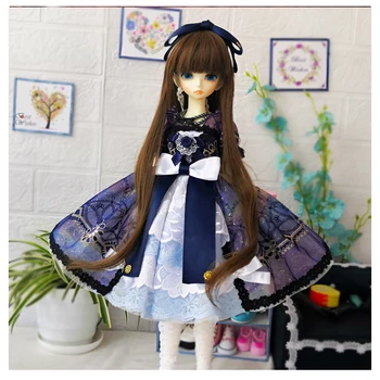 1/4 1/3 bjd doll dress + necklace + hairband for 1/3 1/4 BJD doll accessories doll clothes only dress 1