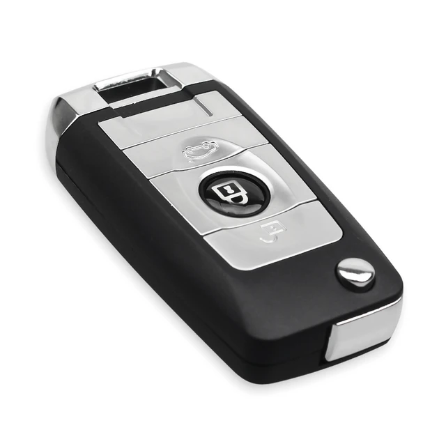 Coque de clé télécommande pliable de voiture, 3 boutons, étui avec lame de  remplacement, pour Ford Focus Mondeo c-max Fiesta - AliExpress